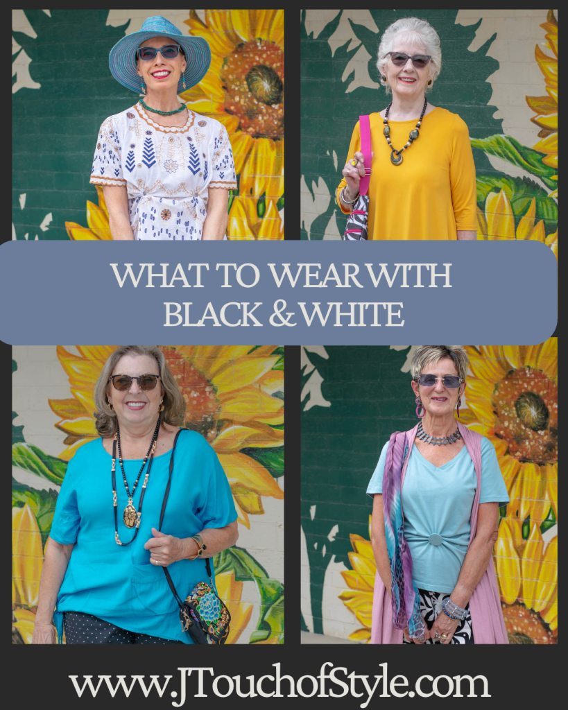 Secrets of what to wear with black and white pants