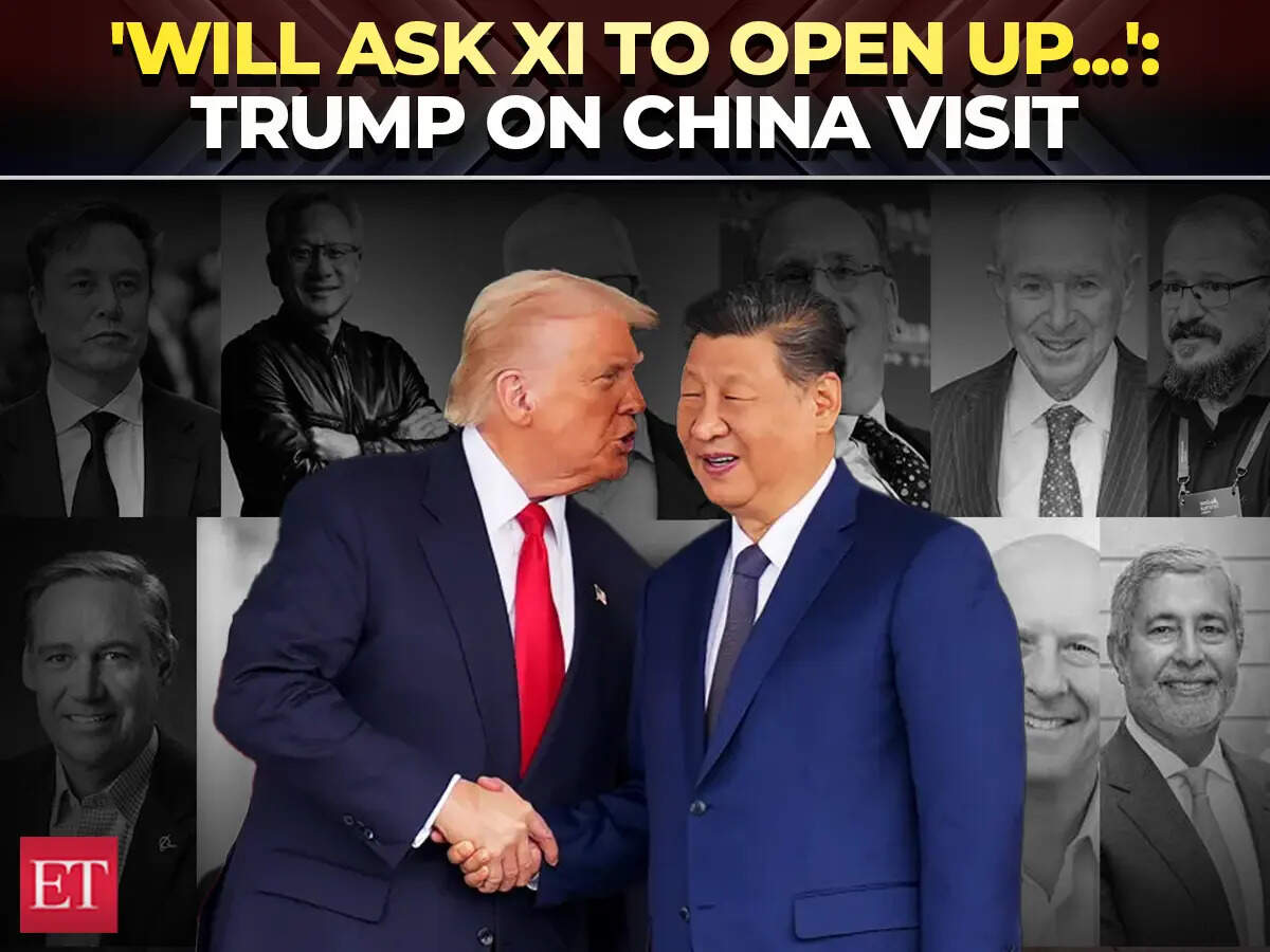 'Will ask Xi to open up': Trump says Elon Musk, Jensen Huang among CEOs ...