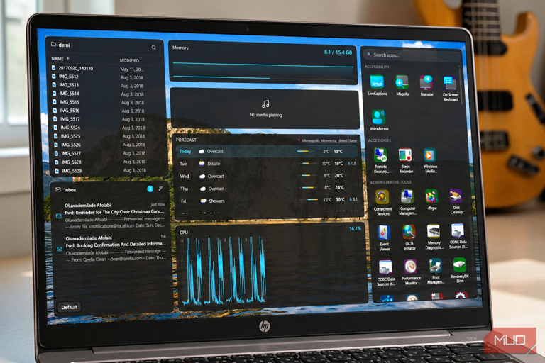I built the perfect personalized dashboard right on my computer desktop