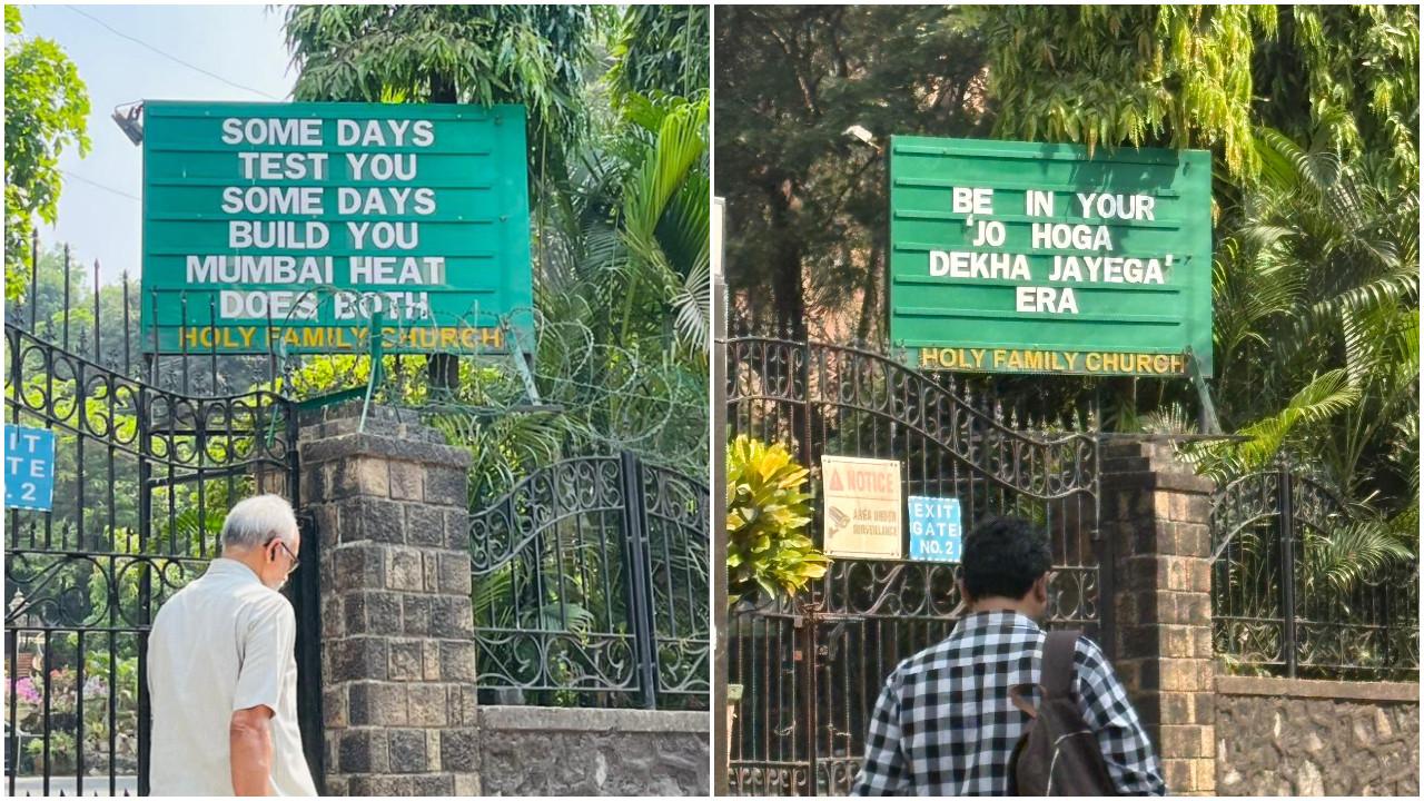 IN PHOTOS Why Andheris Holy Family Church signboard feels personal to ...