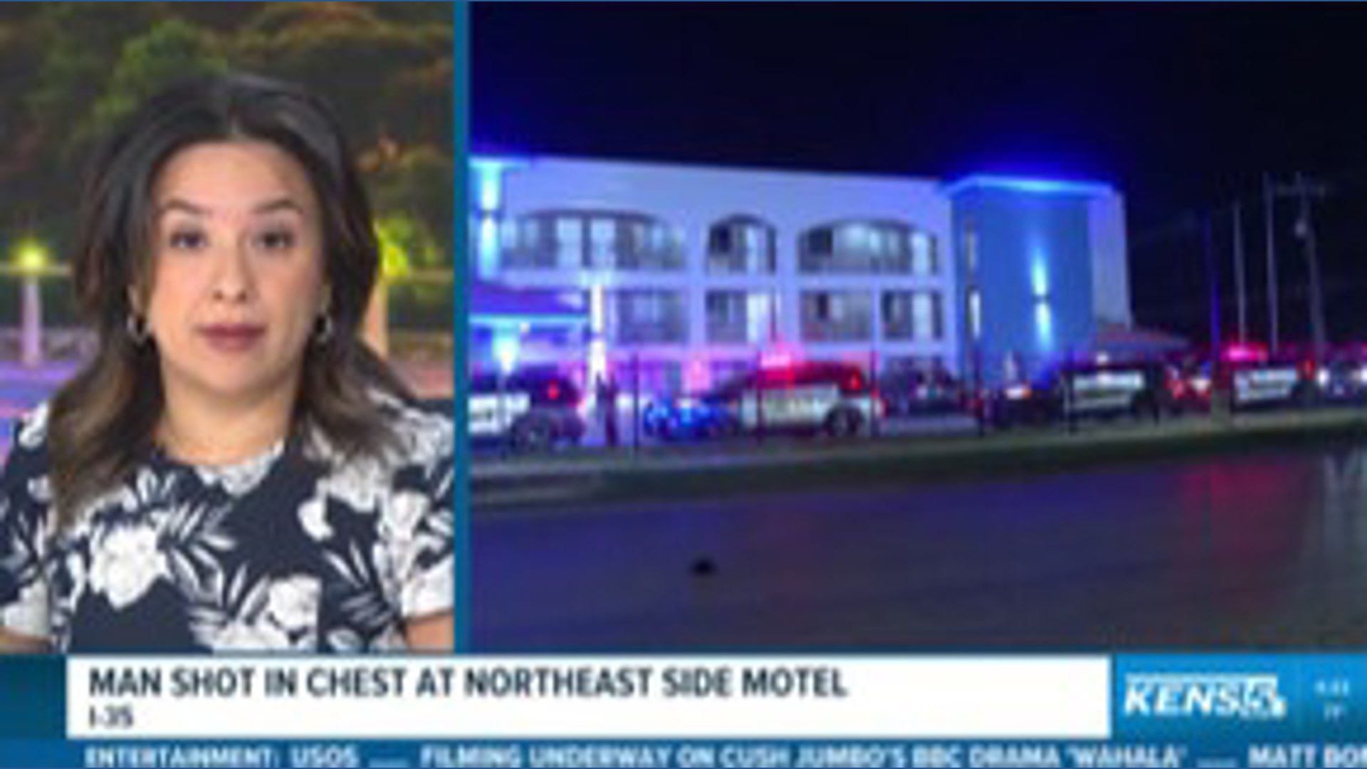 A man is in critical condition after being shot in the chest at a ...