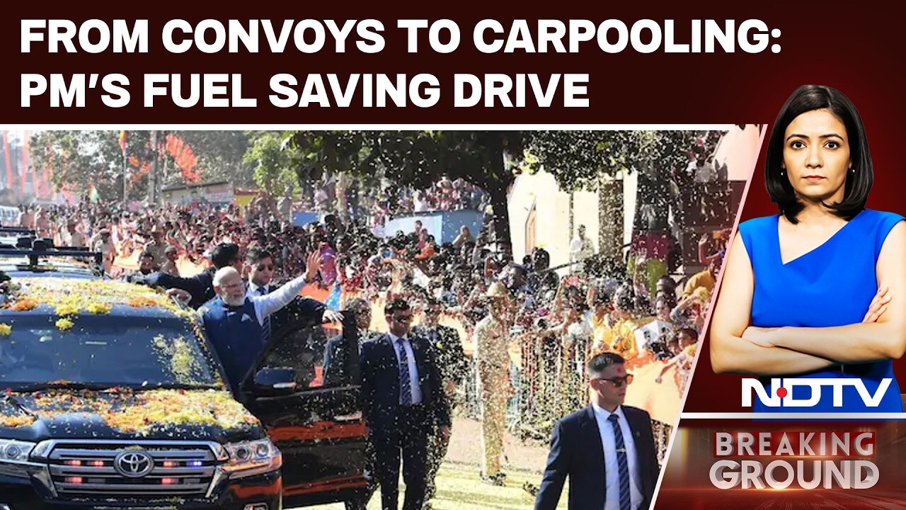 PM Modi reduces convoy vehicles, calls for fuel saving measures