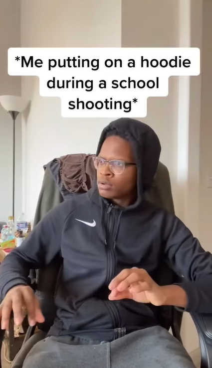Putting on a hoodie 🤨🧥💯