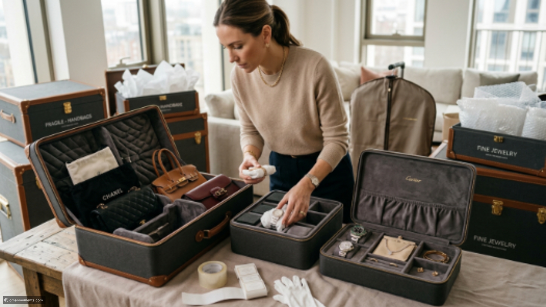 Fashion experts share smart tips for packing during a move