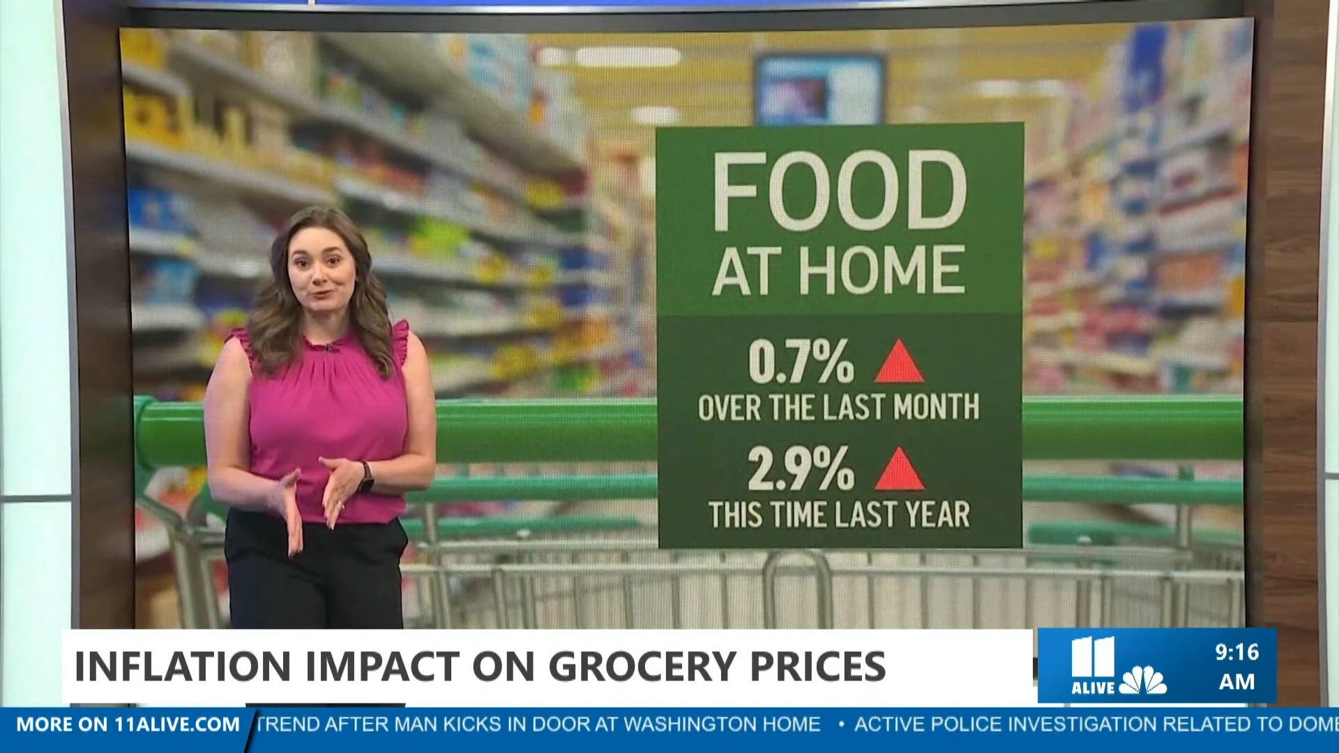 Inflation squeezing grocery and family budgets