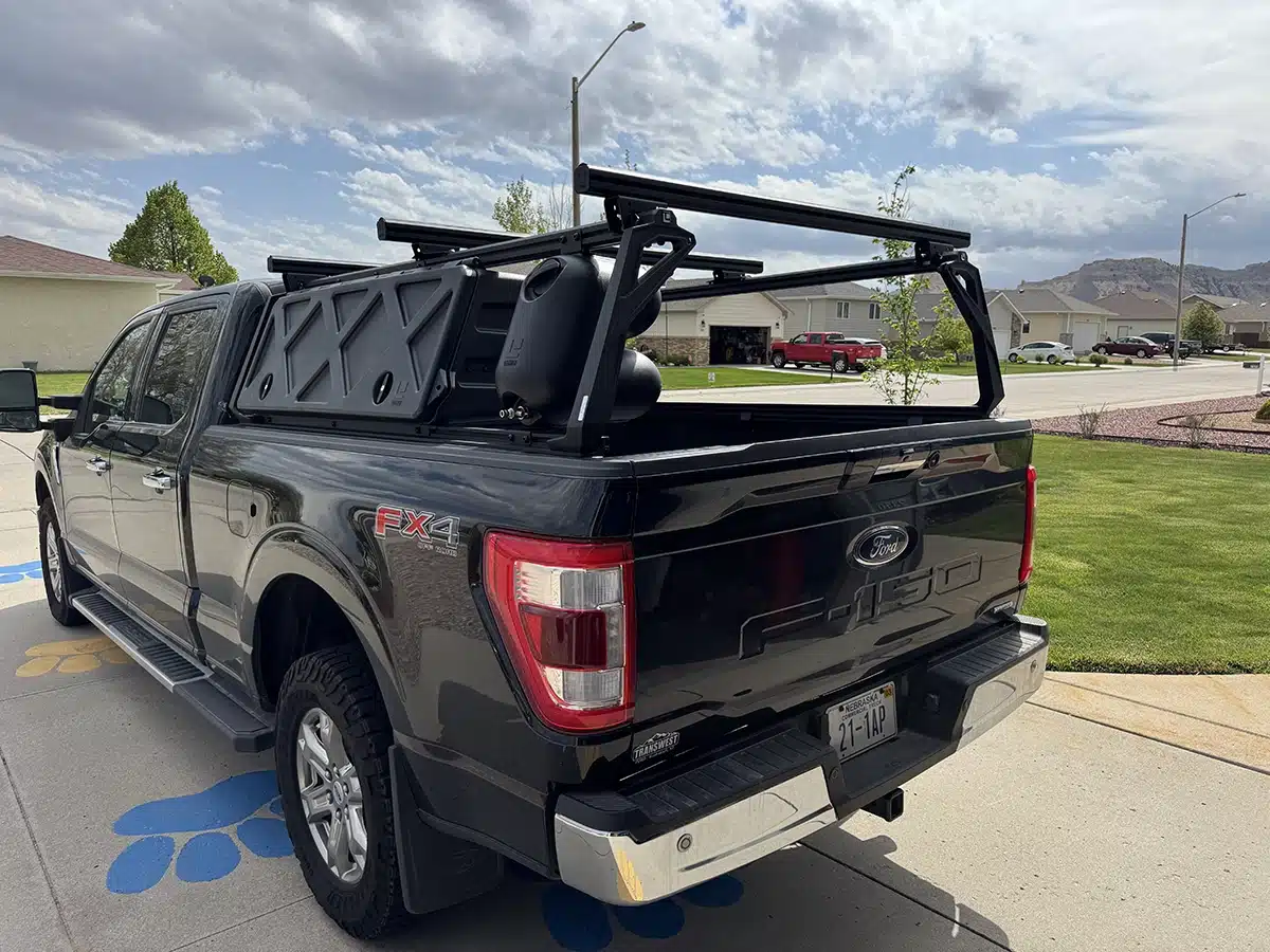 Upgrading our F-150 with a Leitner Designs ACS rack for camping, gear ...