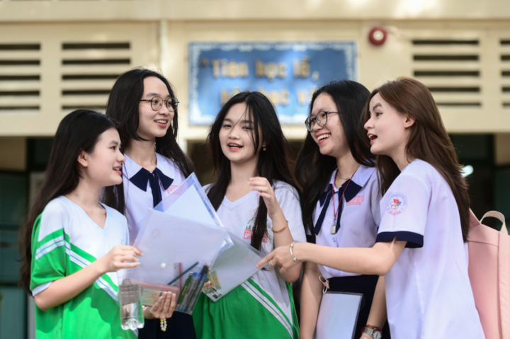 Thí sinh TP.HCM tham dự kỳ thi tốt nghiệp THPT. (Ảnh: Nguyễn Huế)