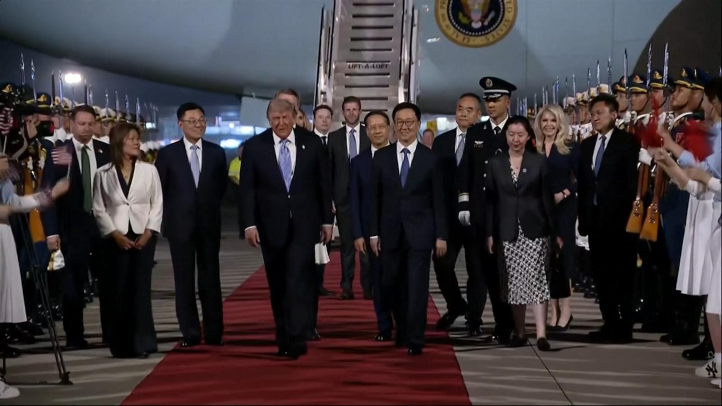 Trump arrives in Beijing for high-stakes summit with Xi