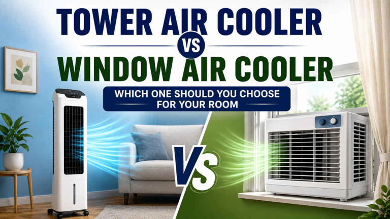 Tower air cooler vs window air cooler: Price, energy consumption ...