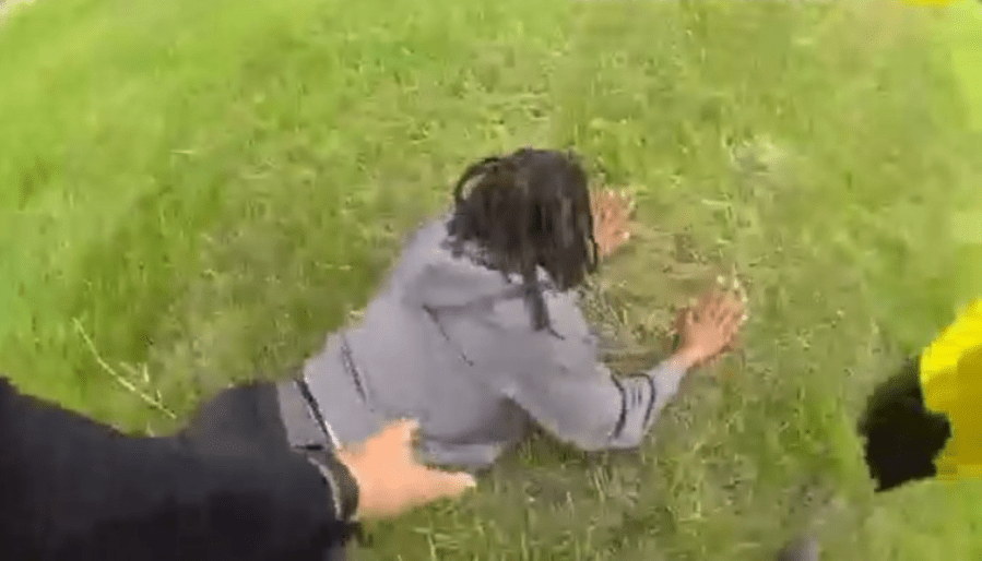 Watch: Police in Wisconsin arrest fleeing strong-arm robbery suspect