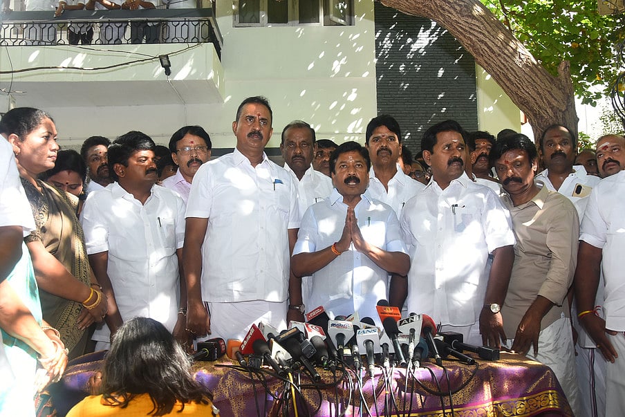 C Ve Shanmugam says AIADMK rebel faction supported TVK in floor test as ...