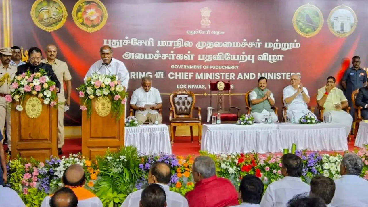 NDA forms government in Puducherry with Rangaswamy at the helm