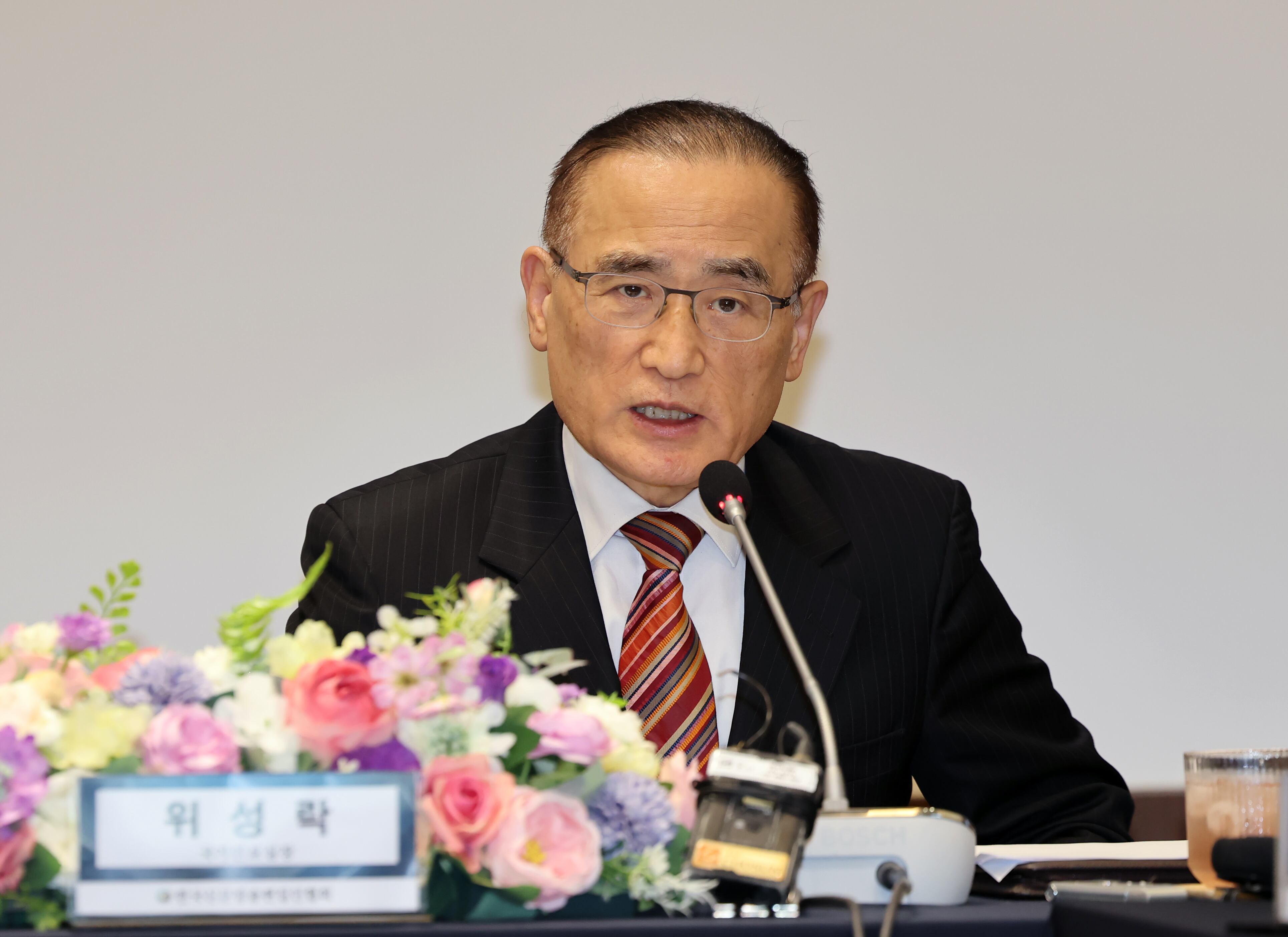 Adviser Wi Sung-lac pushes OPCON roadmap completion this year