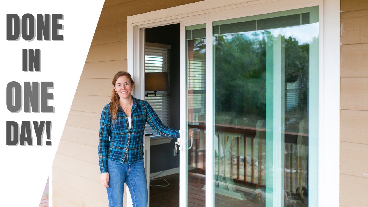 How to install a sliding door (remove and replace)
