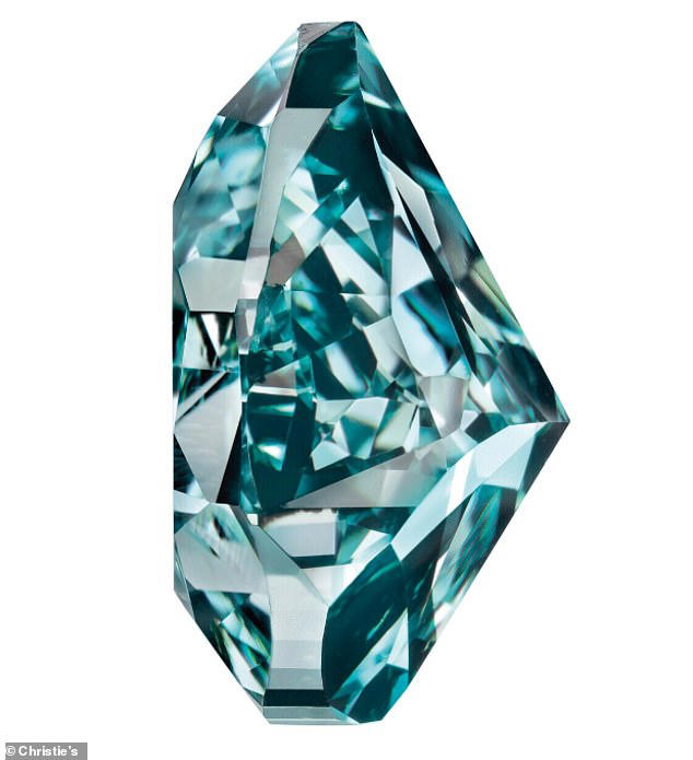 Earth's rarest blue-green diamond up for auction: 5.50 carat gem could ...