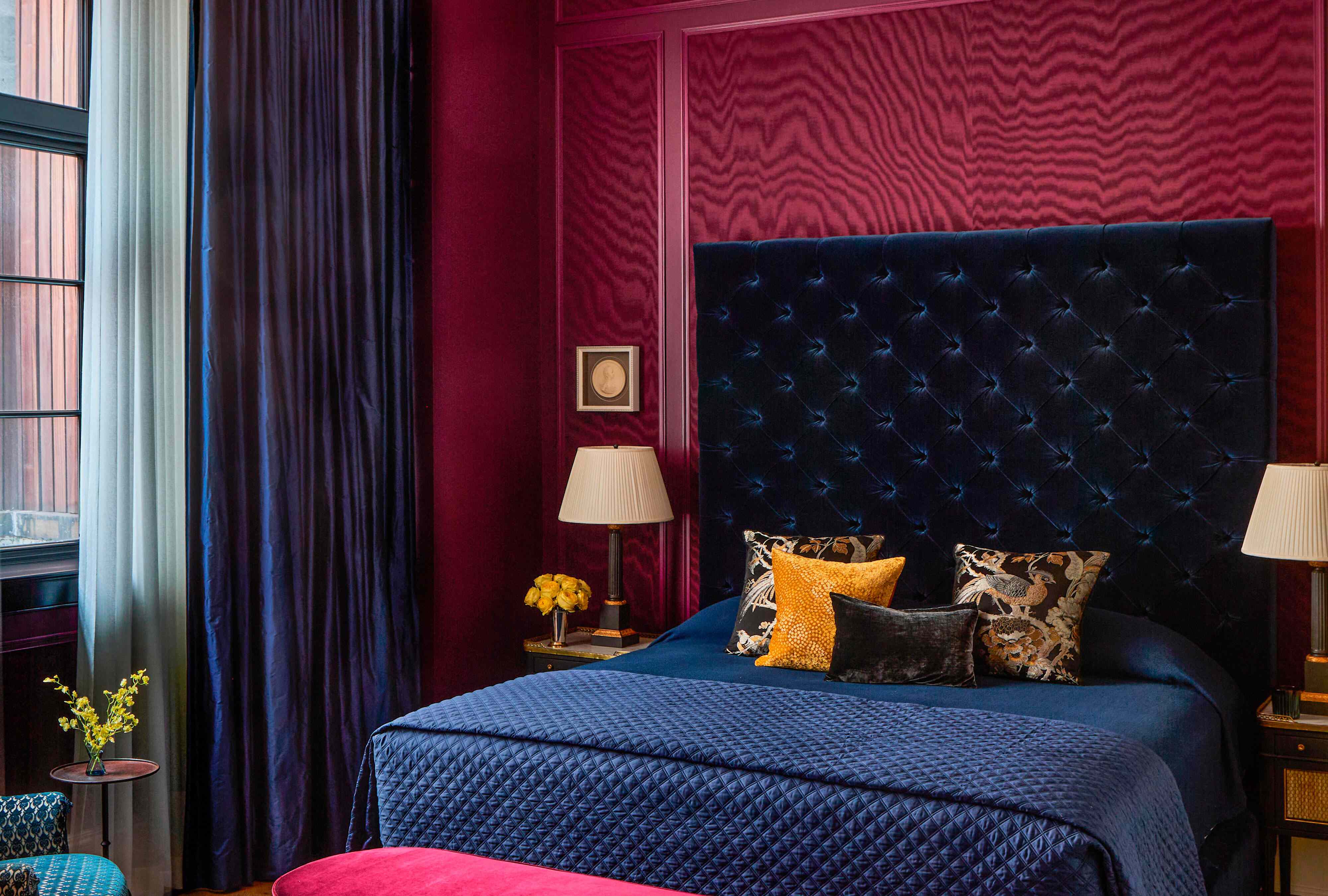 Zooey Deschanel's Paris-inspired guest room proves the power of a color ...