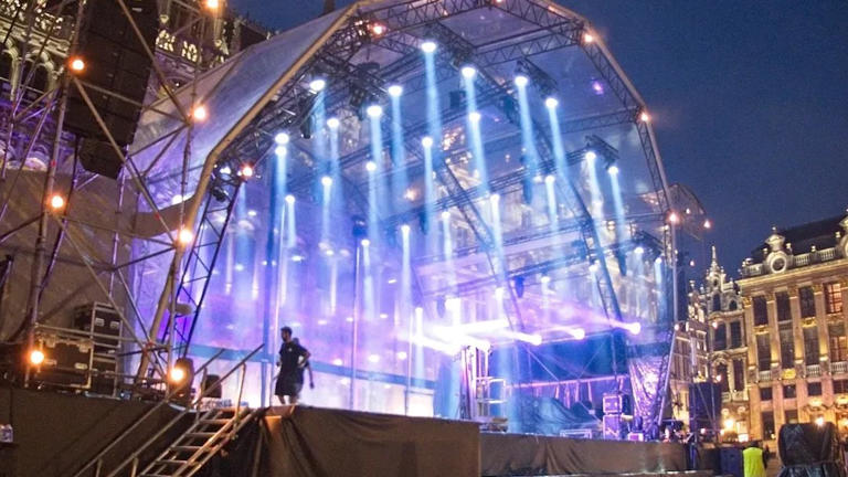 Behind the scenes: What it's really like to build a festival stage