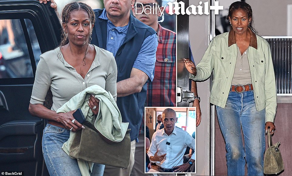 Michelle Obama's dinner date with daughters - Barack's absence fuels whispers about marriage