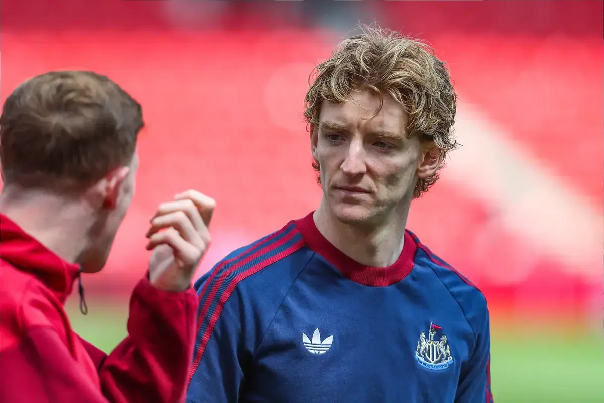 View of Newcastle United star Anthony Gordon has now agreed terms with Bayern ...