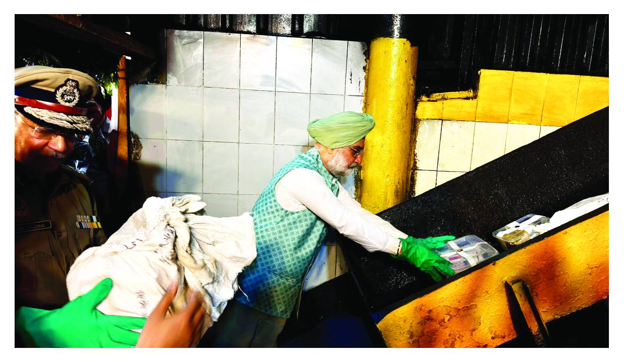1,700 kg seized narcotics worth '72 crore destroyed