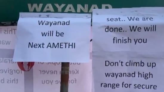Wayanad will be next Amethi: Posters warning Rahul, Priyanka Gandhi ...