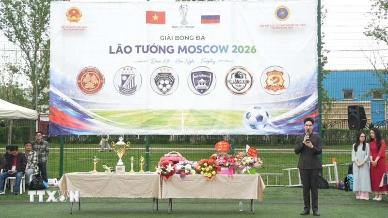 Gắn kết tinh thần người Việt xa xứ qua Giải bóng đá Lão tướng Moskva 2026