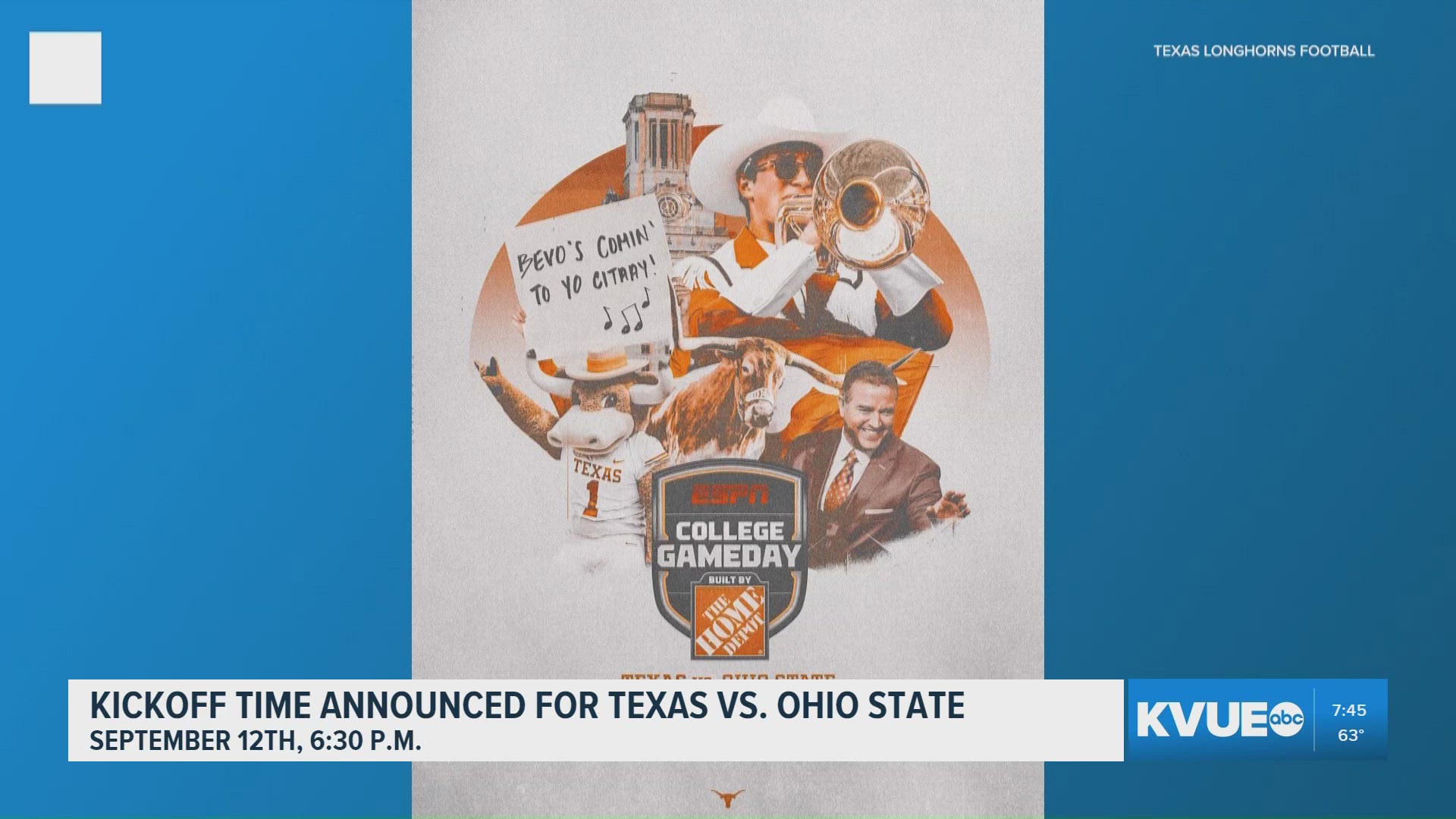 ESPN College GameDay coming to Texas in September