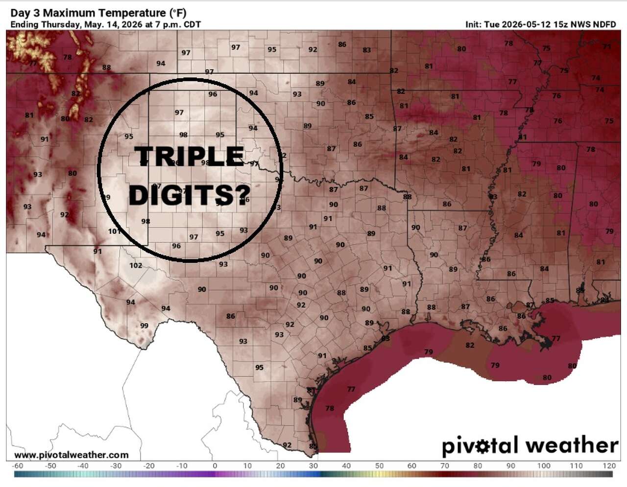 Texas heat wave could bring first 100-degree days to parts of the state ...