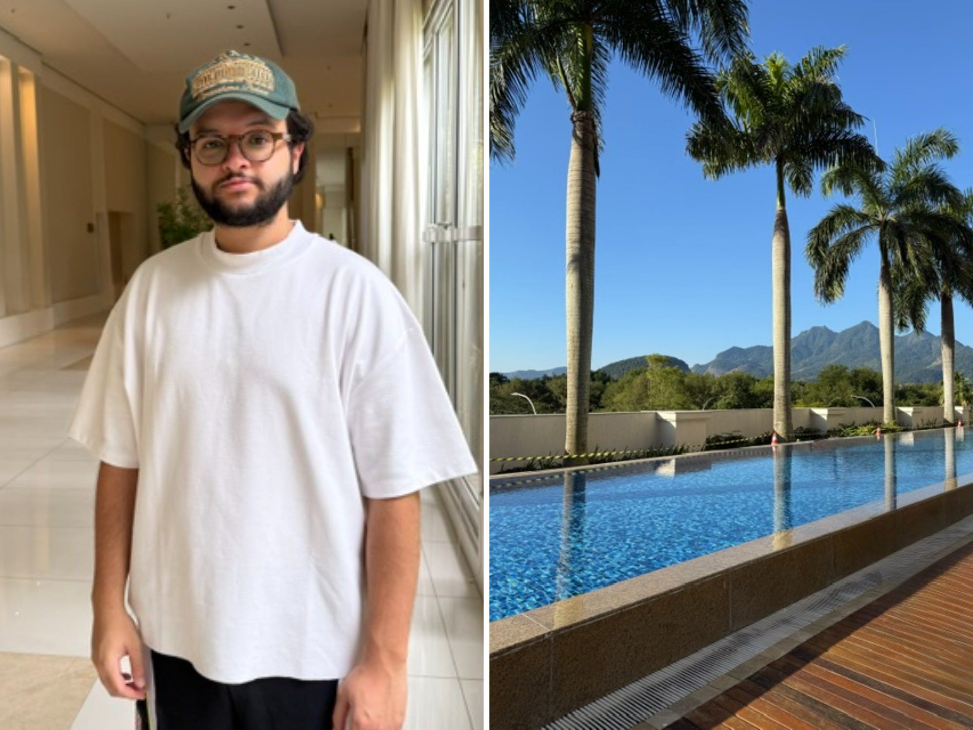 I moved from Los Angeles to Brazil. I pay $1,600 a month to live in a complex with a supermarket, day care, and restaurants.