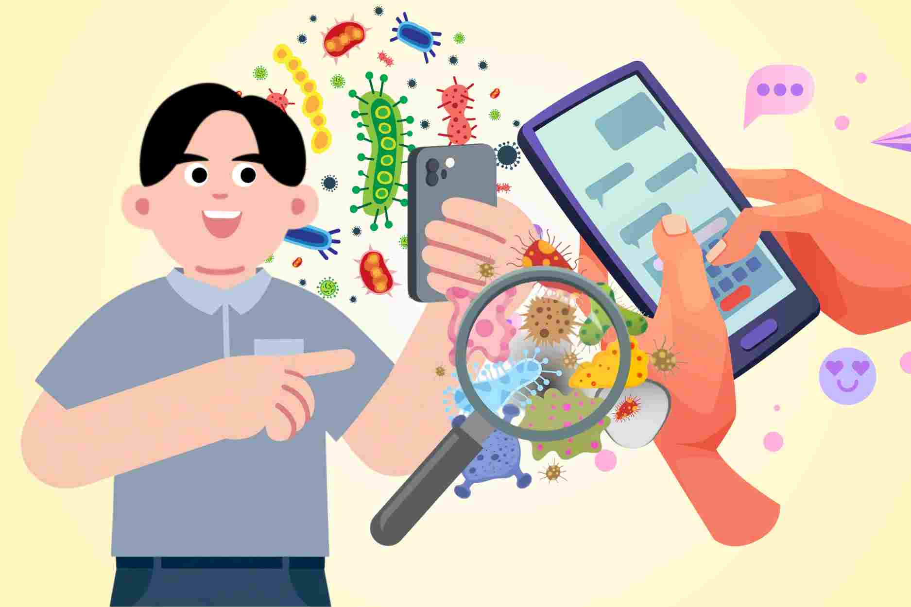 Lý do khiến điện thoại thông minh chứa lượng vi khuẩn đáng kinh ngạc