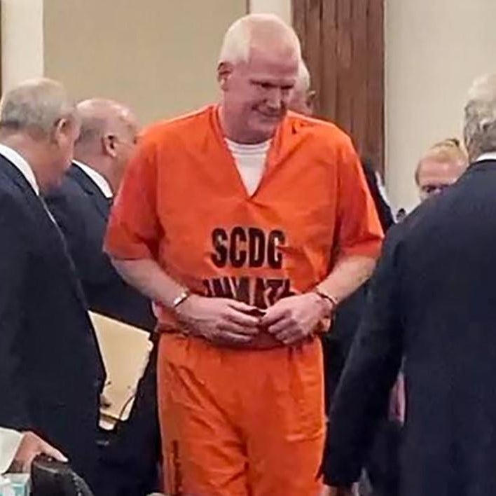 Convicted killer Alex Murdaugh, seen here in a South Carolina state court hearing on Sept. 14, 2023.