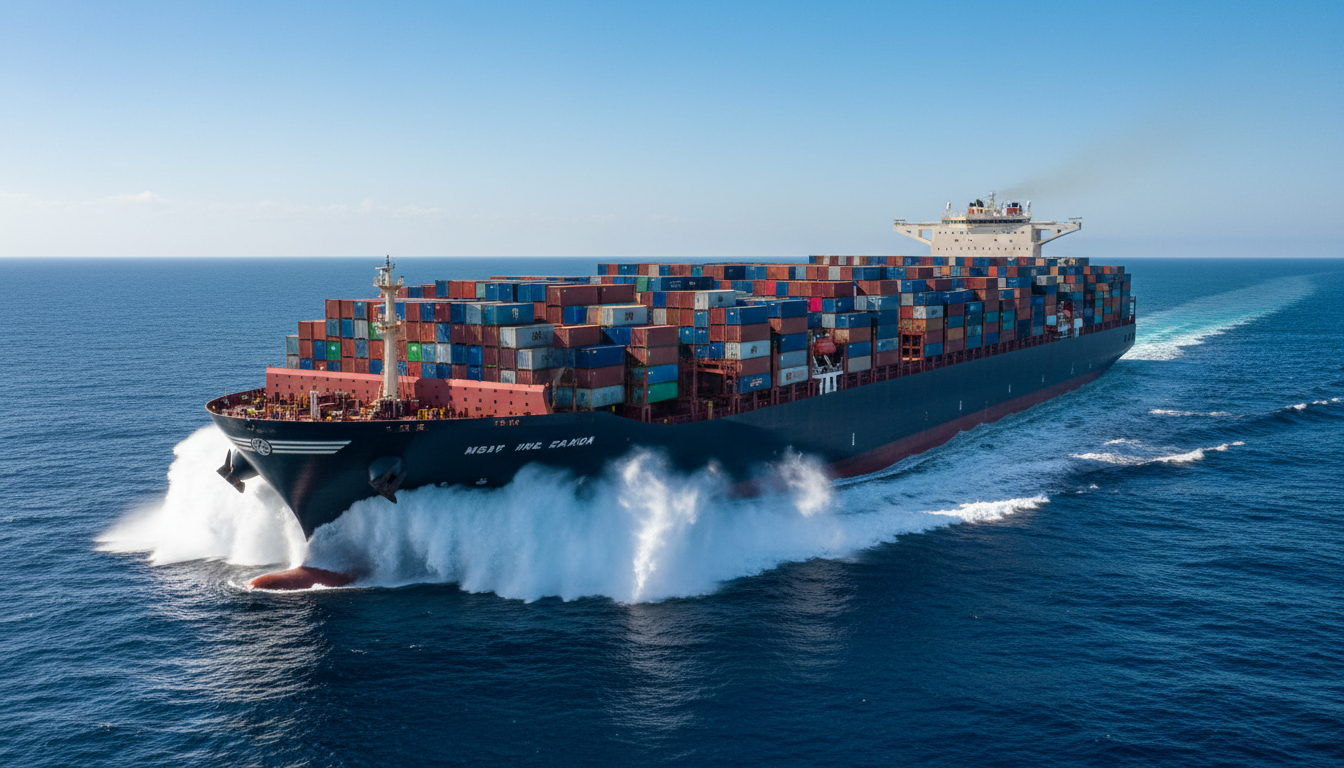 The colossal scale of modern container ships moving our world