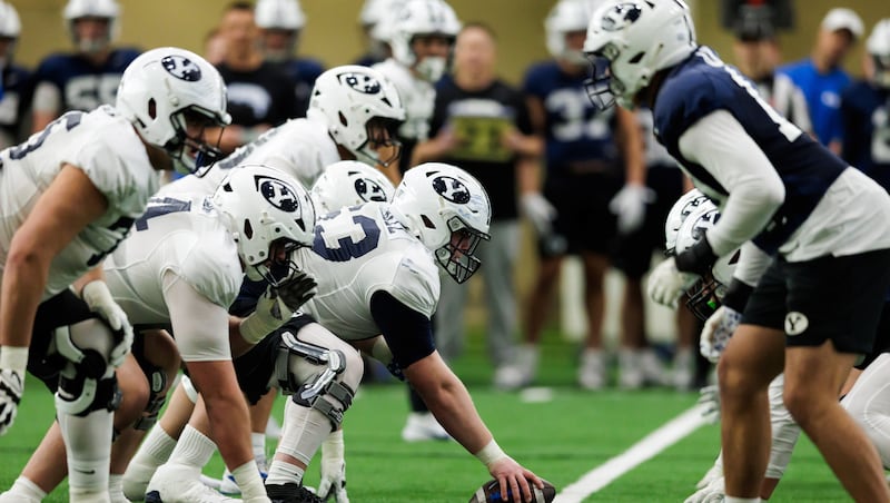 BYU’s offensive line coach envisions a big season ahead for the trenches