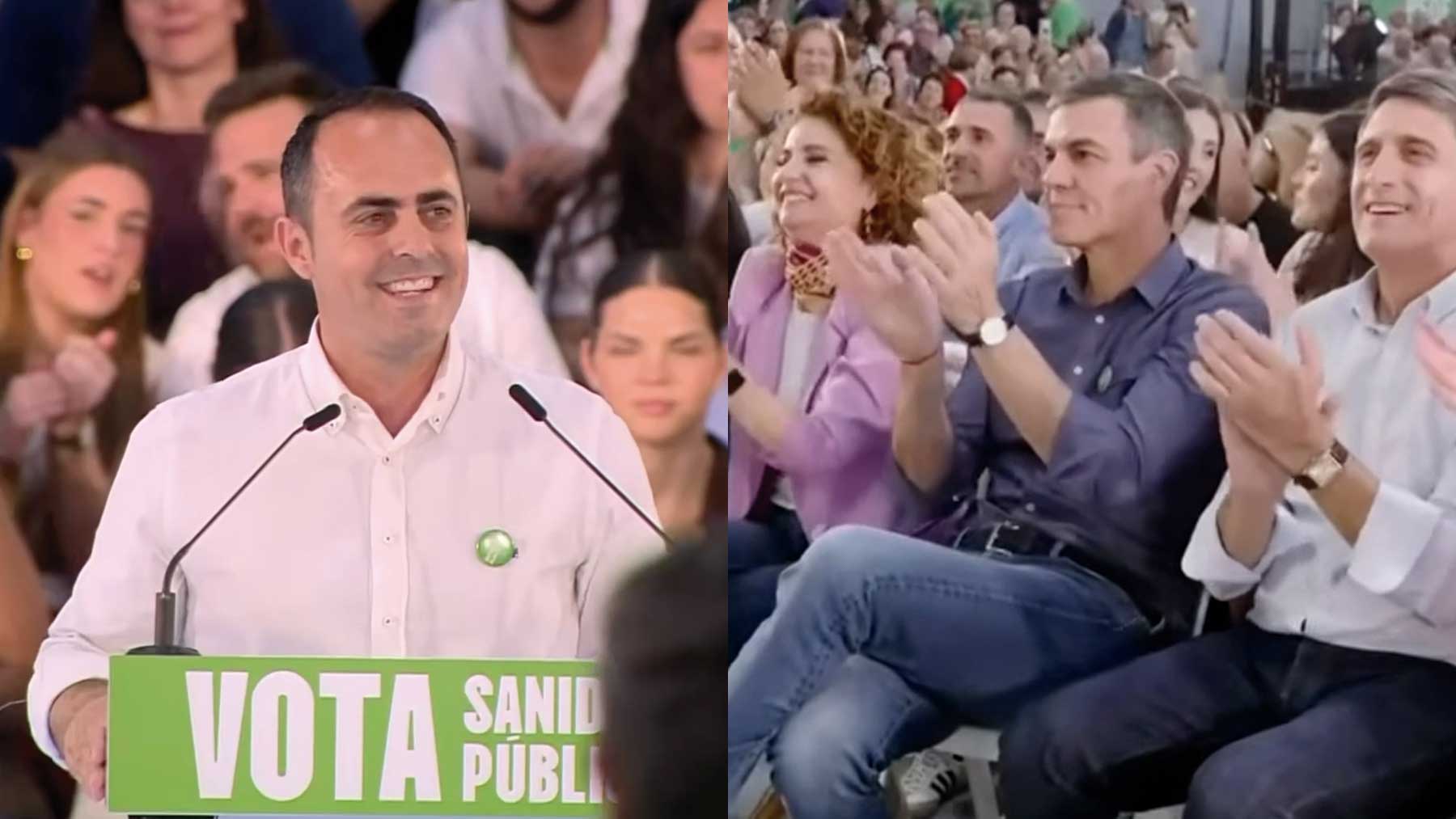 Sánchez pide el voto junto a un alcalde del PSOE investigado por ...
