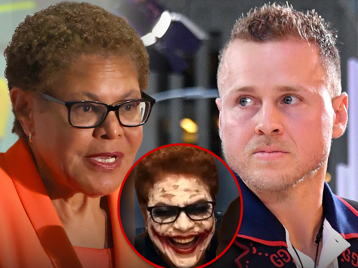 LA Mayor Karen Bass reacts to AI violence in pro-Spencer Pratt videos