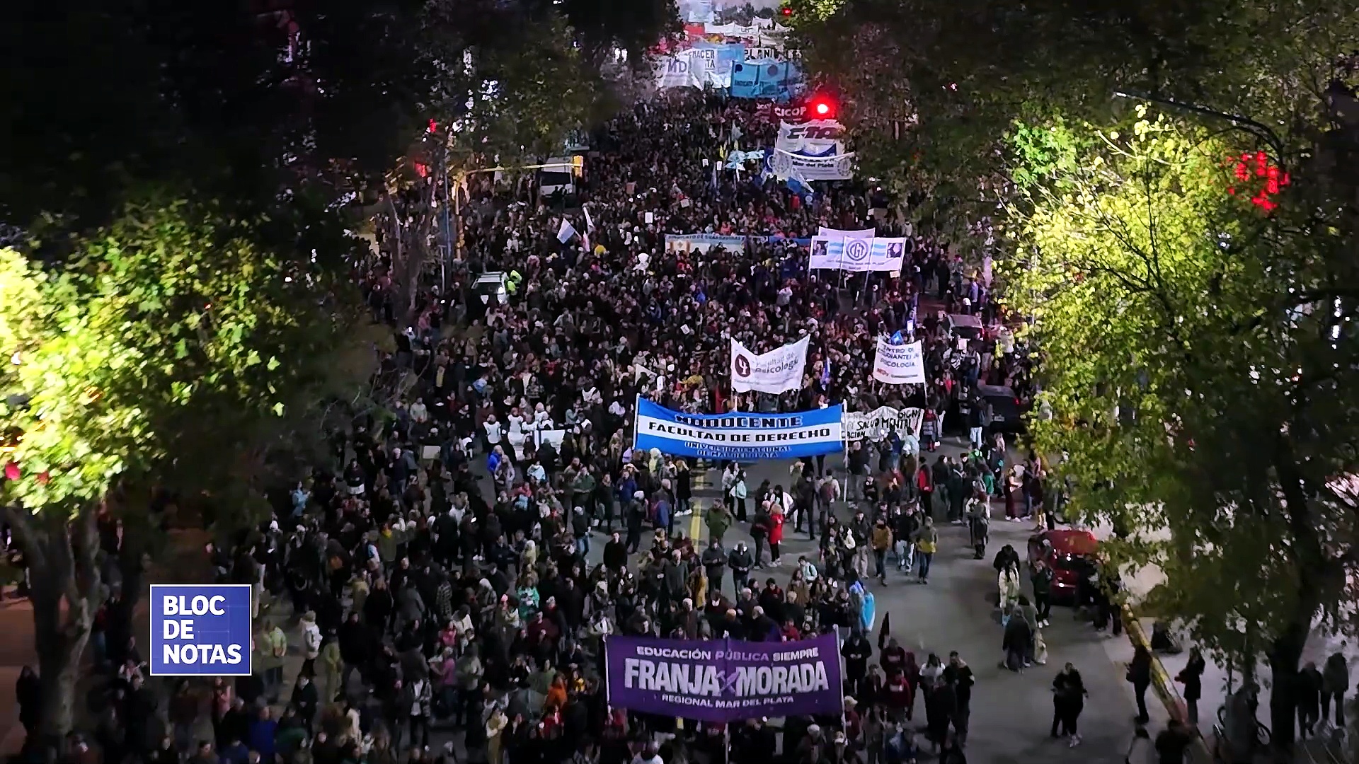 IV marcha universitaria autoridades
