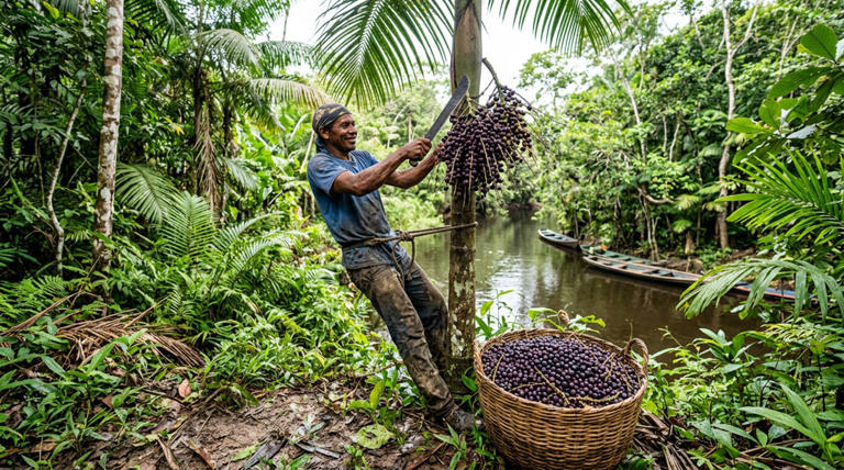 A fruta silvestre que tem cor de carvão e sabor de amora com chocolate