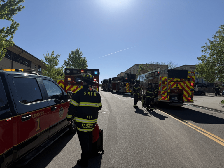 Vehicle hits Lone Tree preschool, sparking fire and sending child to ...