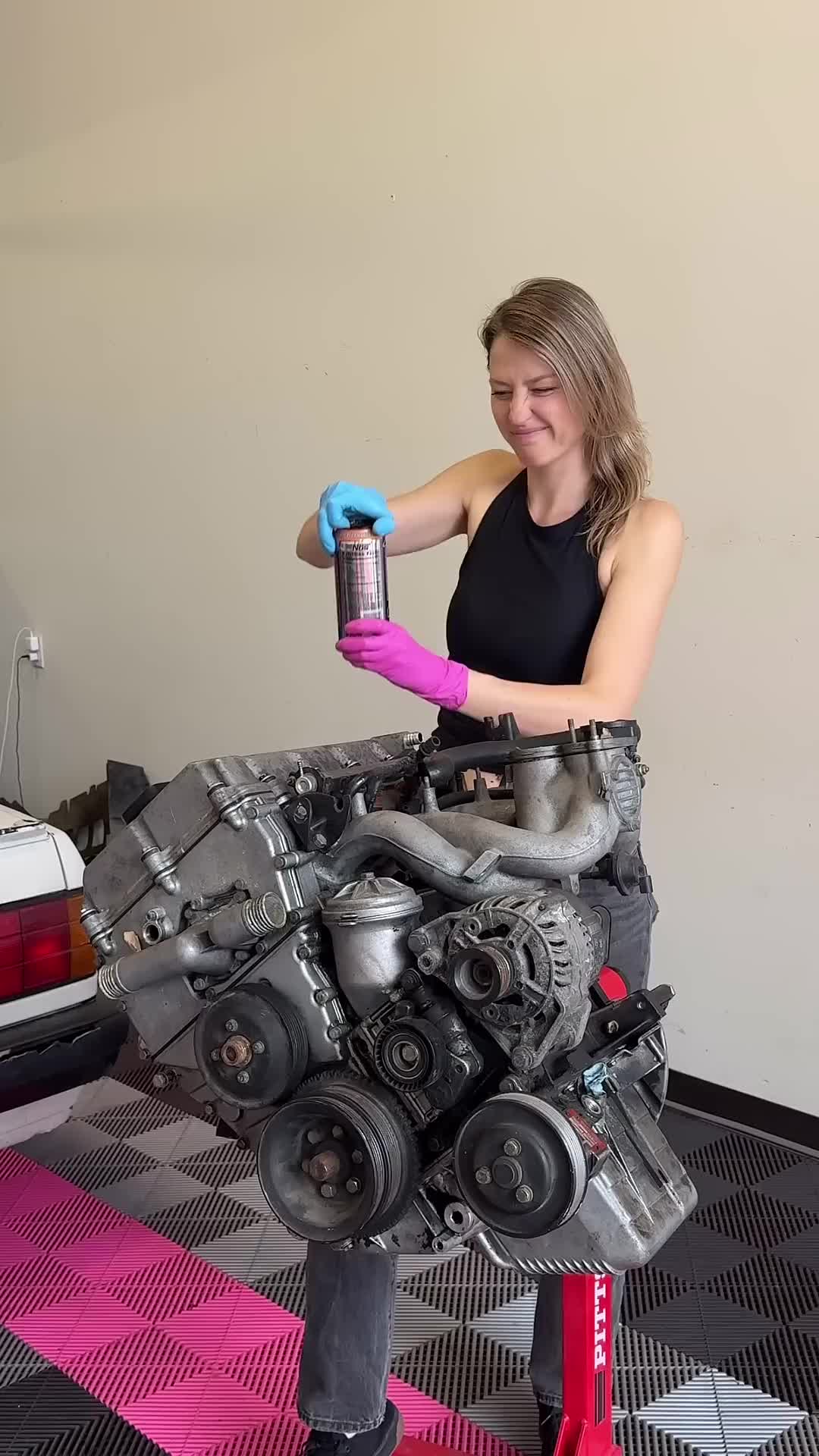 BMW E30 engine prep before the next step