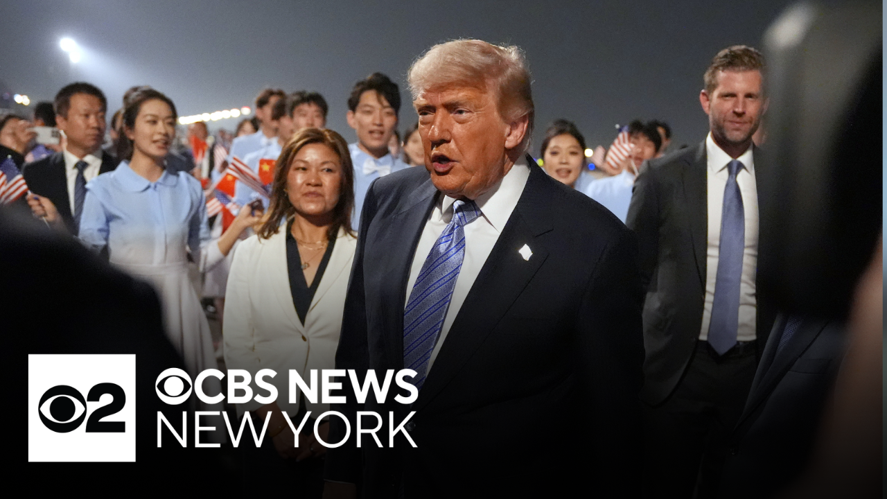 President Trump arrived in China for meeting with President Xi Jinping ...