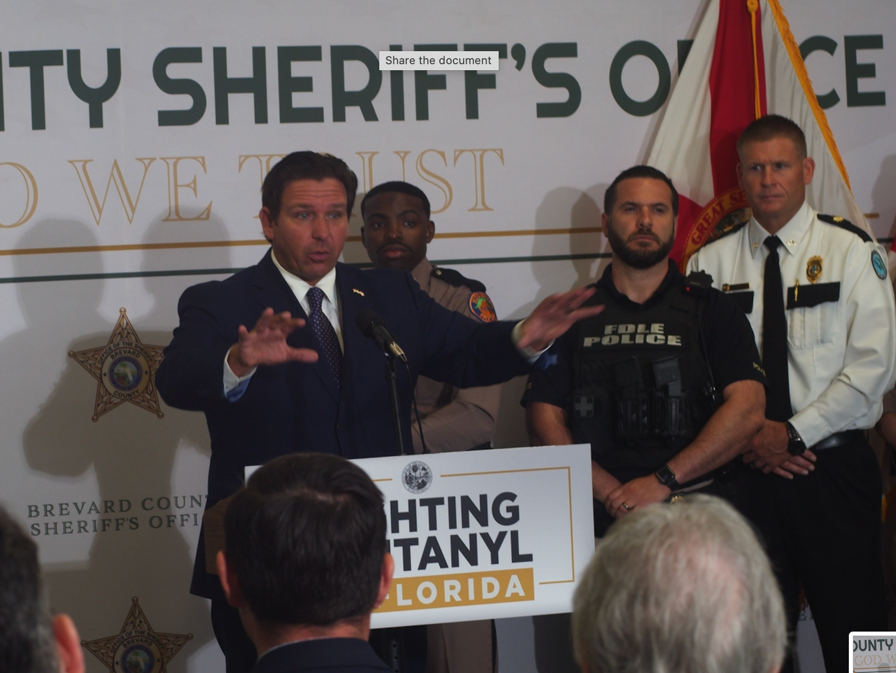 DeSantis says Florida fentanyl deaths dropped 46%