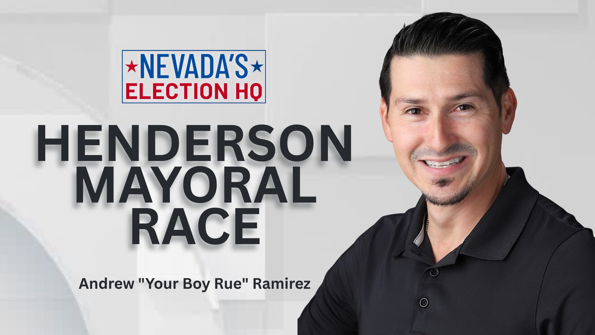 Got a minute? Henderson mayoral candidate Andrew Ramirez discusses ...