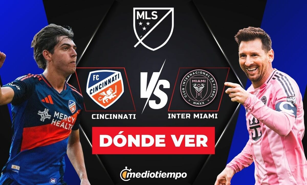 Cincinnati vs. Inter Miami en vivo. Partido de la MLS hoy online 2026