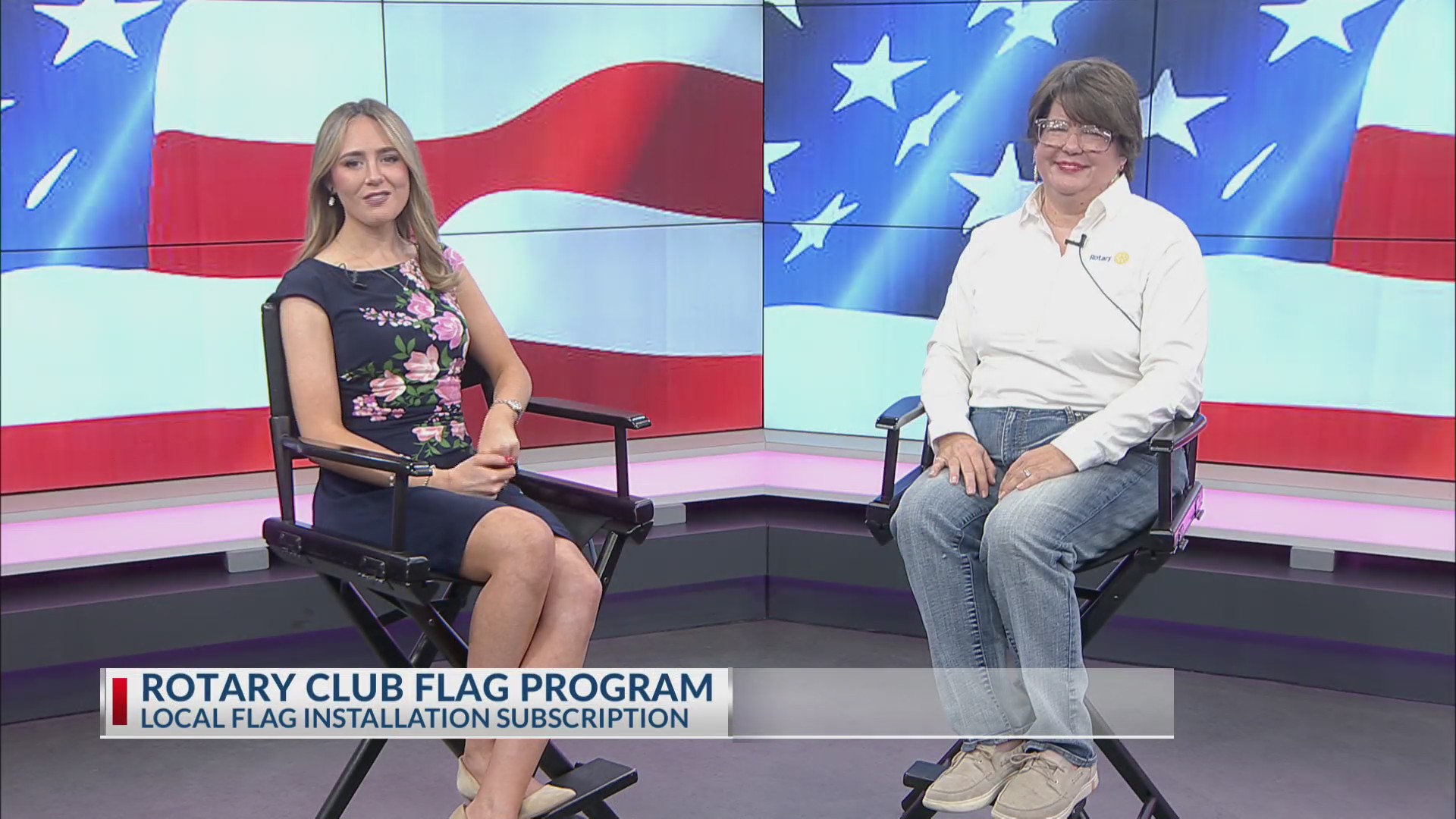 Rotary Club flag program