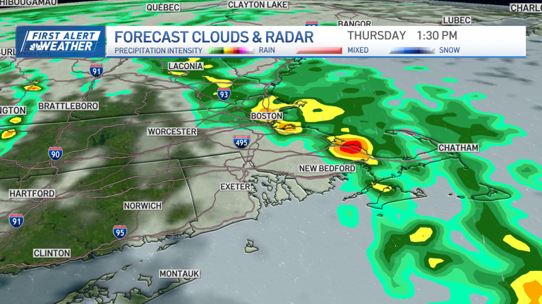First Alert Thursday due to the threat of heavy rain in Greater Boston