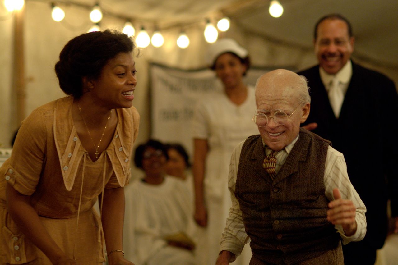 Taraji P. Henson and Brad Pitt in 'The Curious Case of Benjamin Button' Credit: Everett