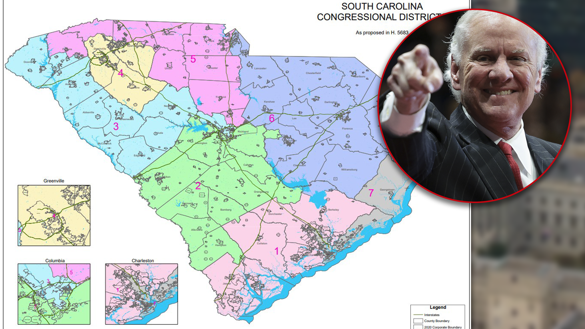 SC Gov. McMaster calls special session to redraw congressional maps