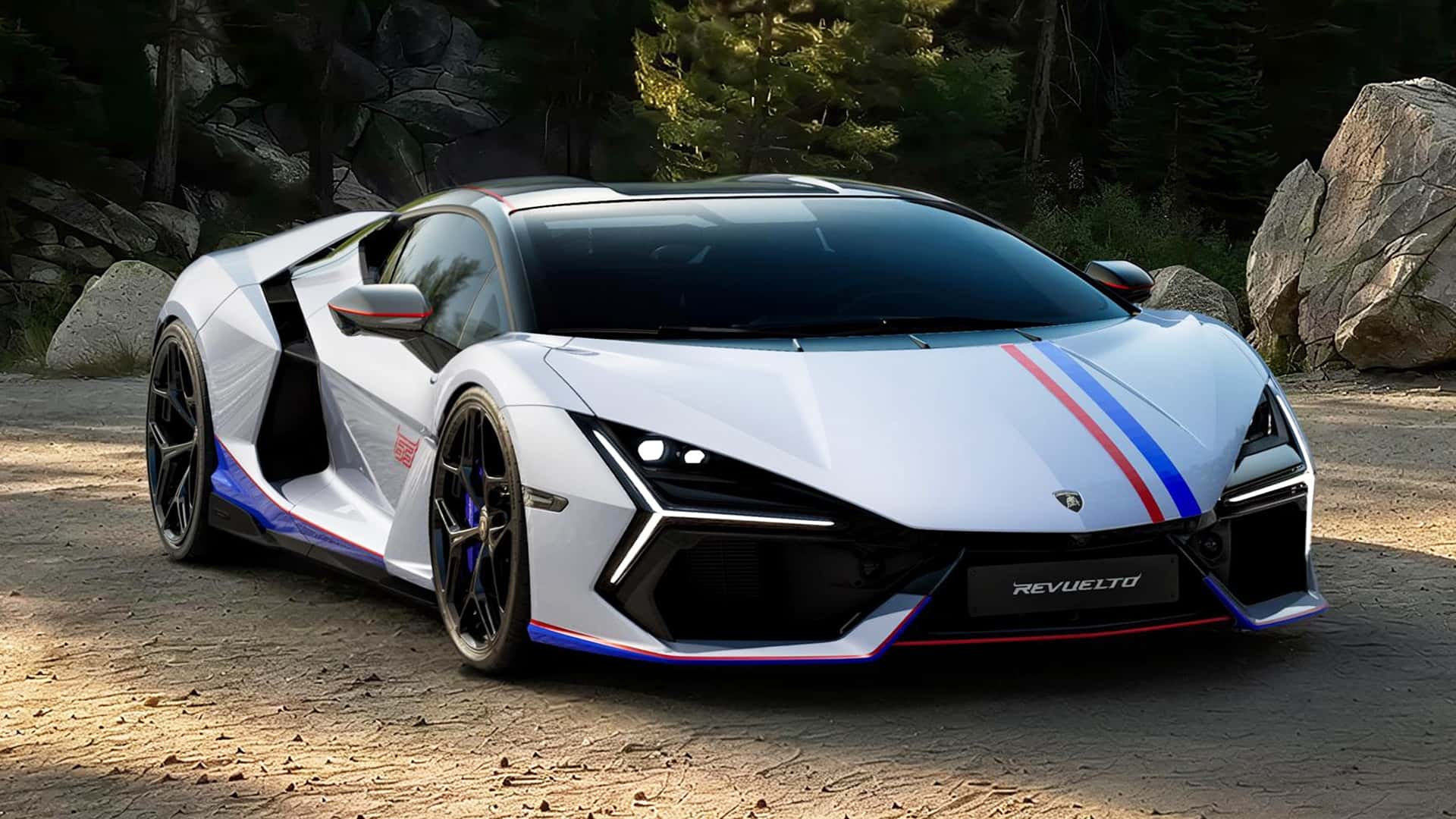 This rare Lamborghini Revuelto is a tribute to North America