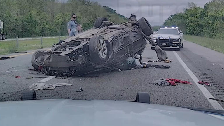 Chevy Malibu loses control and crashes at more than 140 mph
