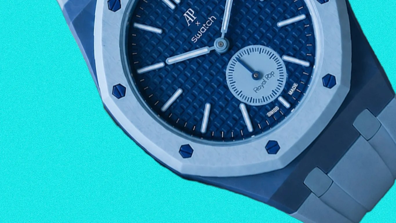 It sounds like the Swatch x AP Royal Pop is getting a strap after all